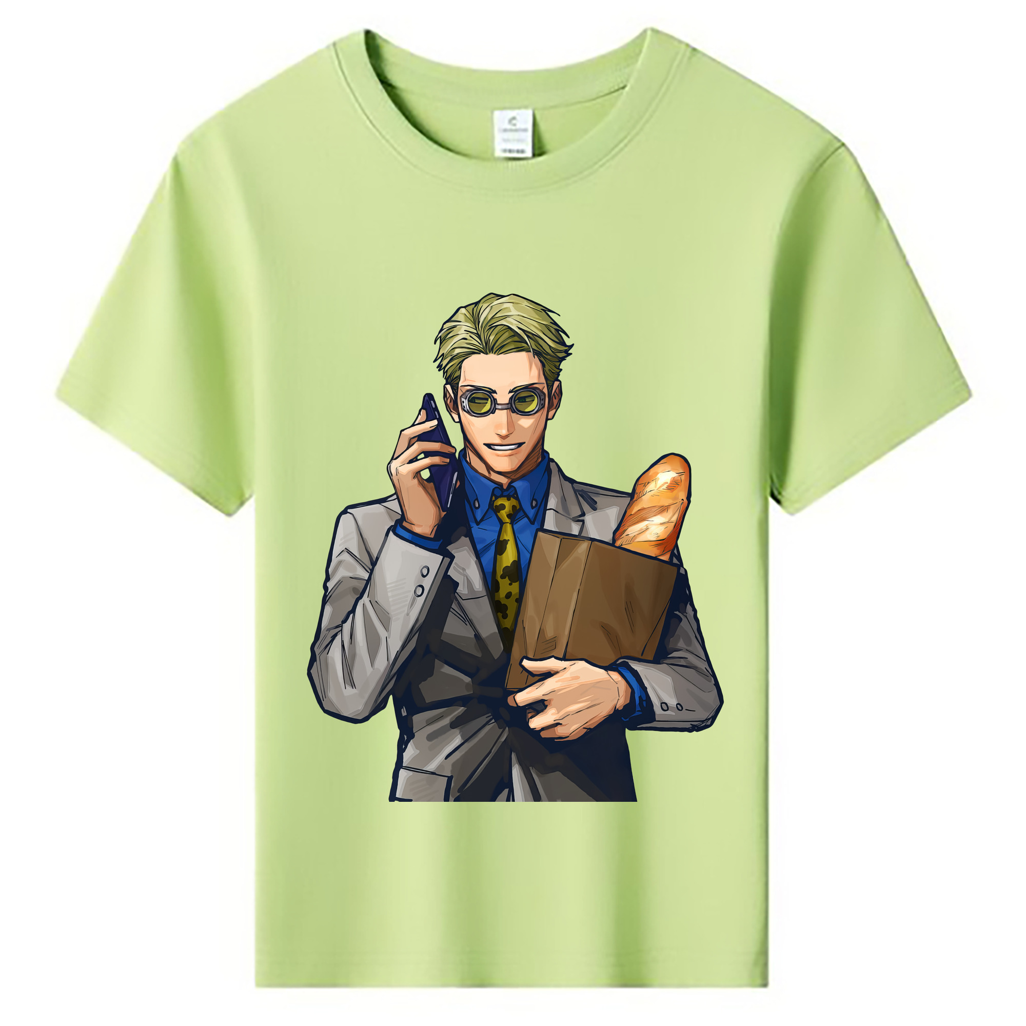 （画像用） 呪術廻戦 Jujutsu Kaisen 綿100％キッズTシャツ（フロントプリント）